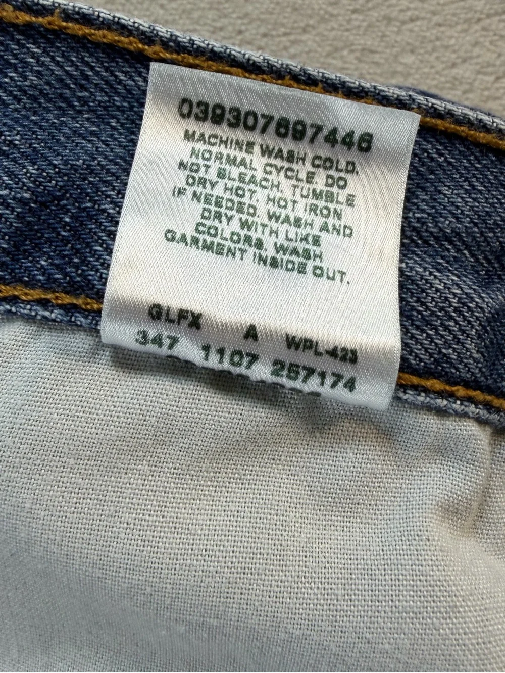 Levi's 505 Regular Fit Jeans Mens W36‎ L34 Blue Denim Straight Leg Zipper Fly